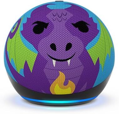 amazon-echo-dot-5-dragon-design-smart-speaker_1.jpg Amazon Echo Dot 5 Smart Speaker with Alexa Dragon Design - Image 1