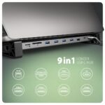 AXAGON HMC-10HLS USB-C 5GBPS LONGER 9IN1 HUB - Image 2