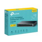 TP-Link LS109P 9-Port 10/100Mbps Desktop Switch with 8-Port PoE+ - Image 4