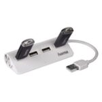 Hama 4-portos USB2.0 HUB White - Image 3