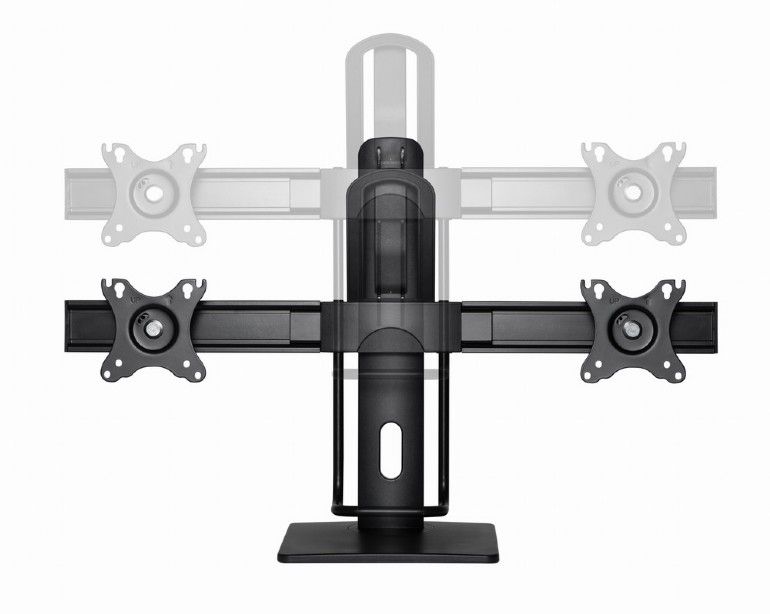 Gembird MS-D2-01 Double monitor desk stand height adjustable - Image 8