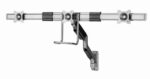 Gembird MA-WA3-01 Wall mounted adjustable monitor arm for 3 monitors 17"-27" Black - Image 4