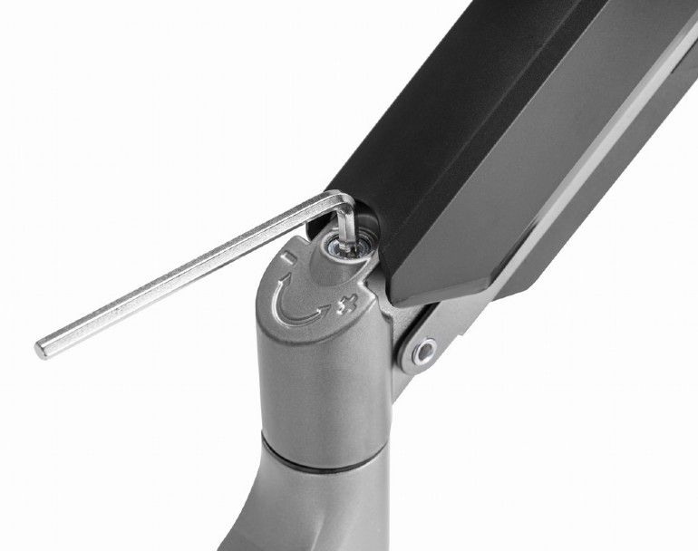 Gembird MA-WA3-01 Wall mounted adjustable monitor arm for 3 monitors 17"-27" Black - Image 6
