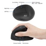 ACT AC5101 Wireless Ergonomic Mouse Black - Image 4