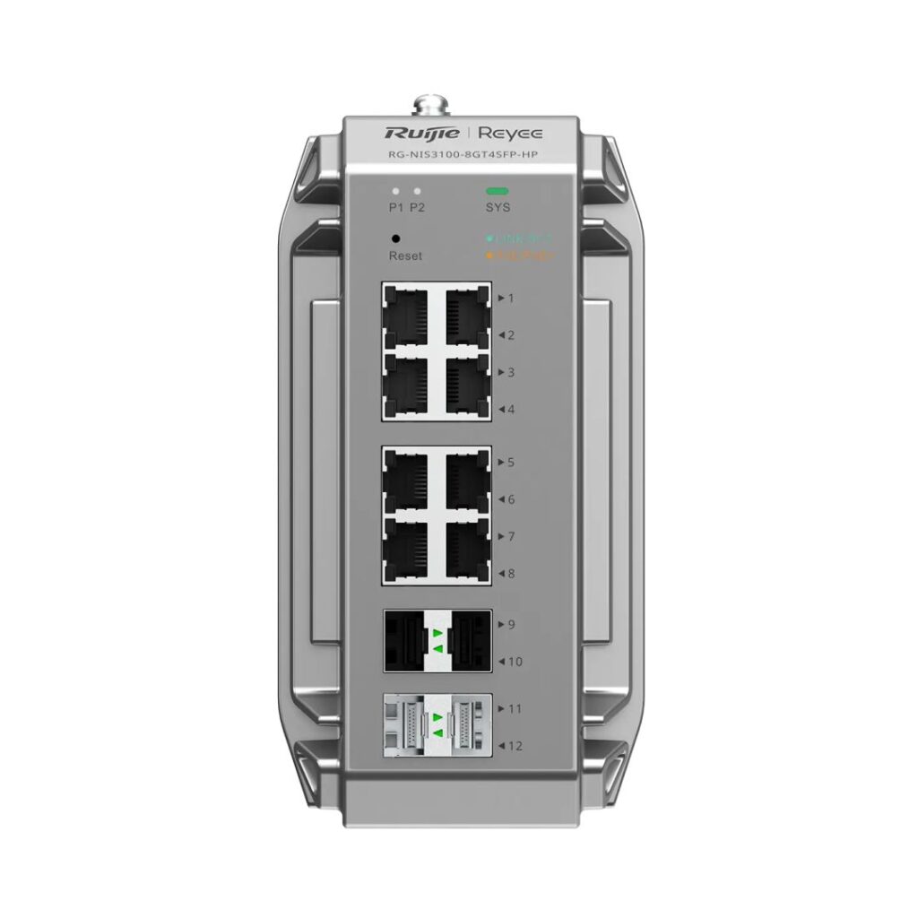 Reyee RG-NIS3100-8GT4SFP-HP True Industrial-Grade Switch Specially Designed for Harsh Environments - Image 3