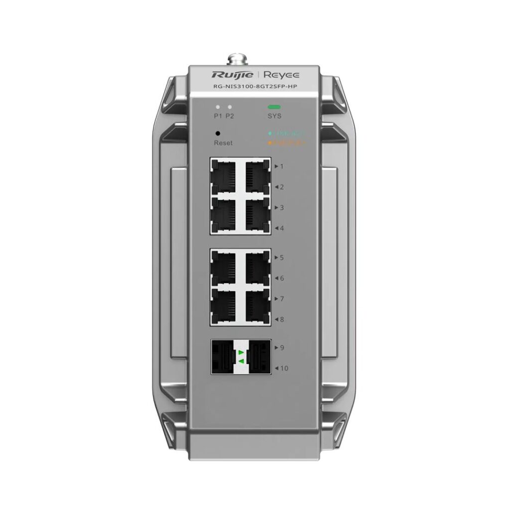 Reyee RG-NIS3100-8GT2SFP-HP True Industrial-Grade Switch Specially Designed for Harsh Environments - Image 4
