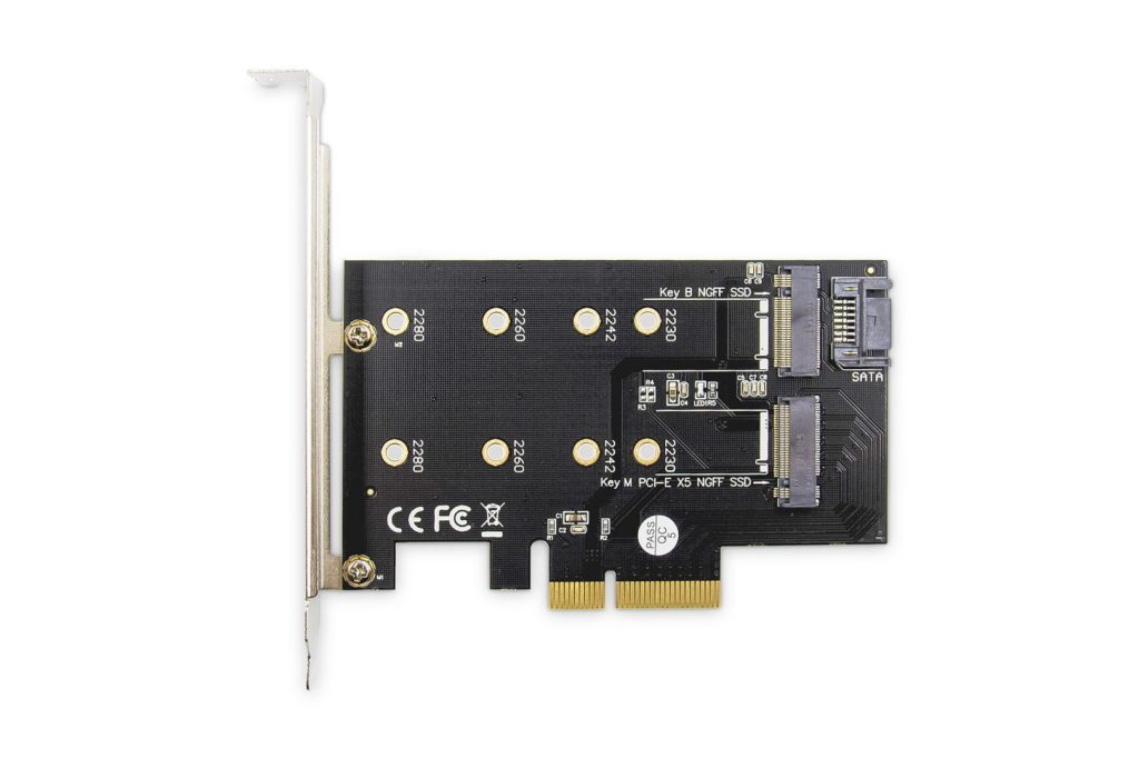 Digitus M.2 NGFF / NVMe SSD PCI Express 3.0 (x4) Add-On Card - Image 4
