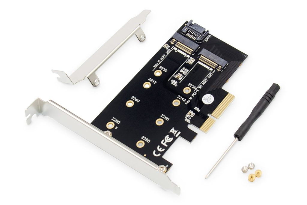 Digitus M.2 NGFF / NVMe SSD PCI Express 3.0 (x4) Add-On Card - Image 6