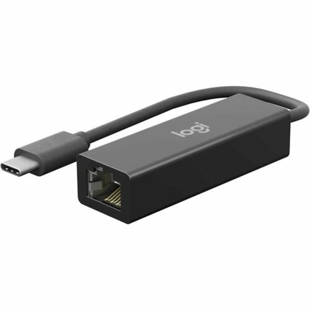 logitech-logi-usb-c-gigabit-ethernet-network-adapter-black_1.jpg Logitech Logi USB-C - Gigabit Ethernet Network adapter Black - Image 1