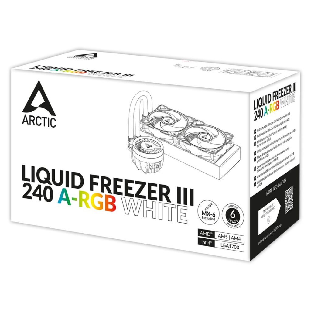 Arctic Liquid Freezer III 240 A-RGB White - Image 16