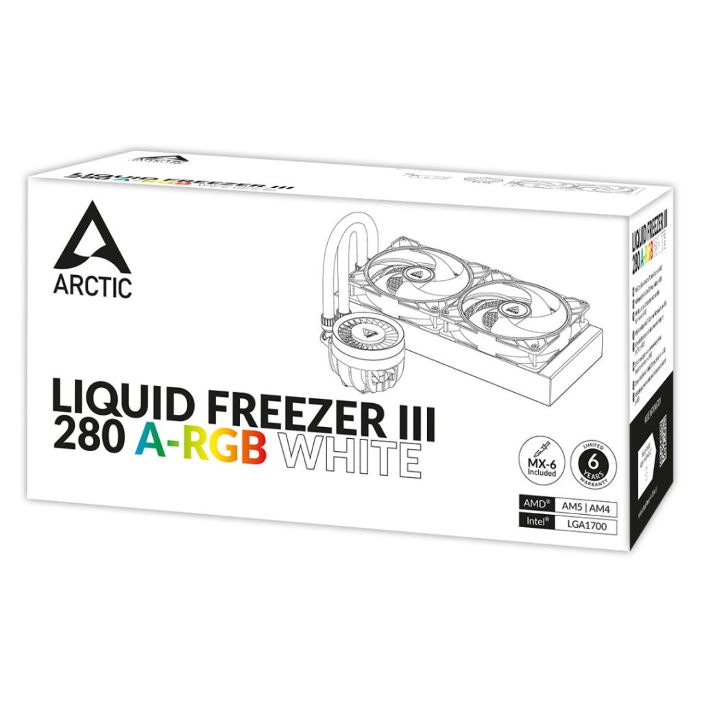 Arctic Liquid Freezer III 280 A-RGB White - Image 16