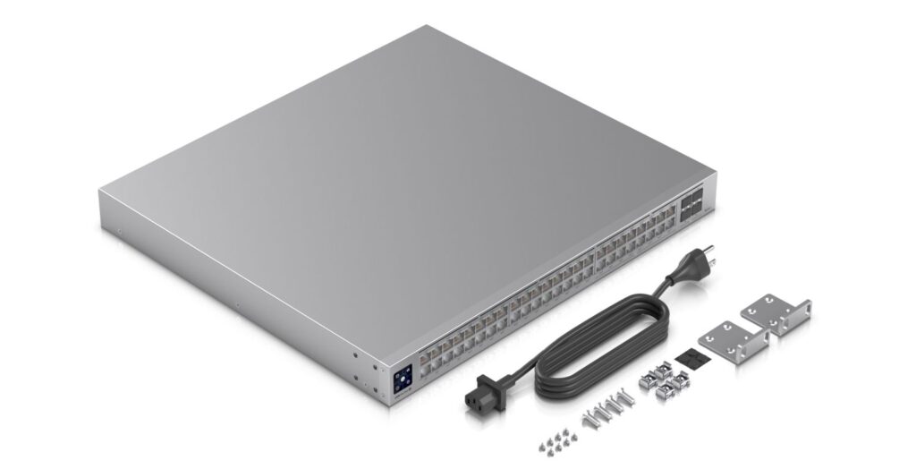Ubiquiti UniFi Switch PRO MAX 48 PoE, 16x2.5G PoE port, 32x gigabit PoE port, 4xSFP+, max.720W, rackes - Image 3