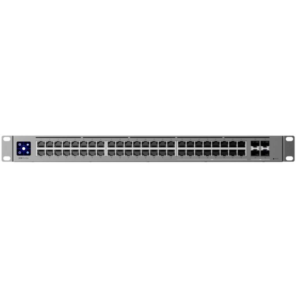 Ubiquiti UniFi Switch PRO MAX 48 PoE, 16x2.5G PoE port, 32x gigabit PoE port, 4xSFP+, max.720W, rackes - Image 4