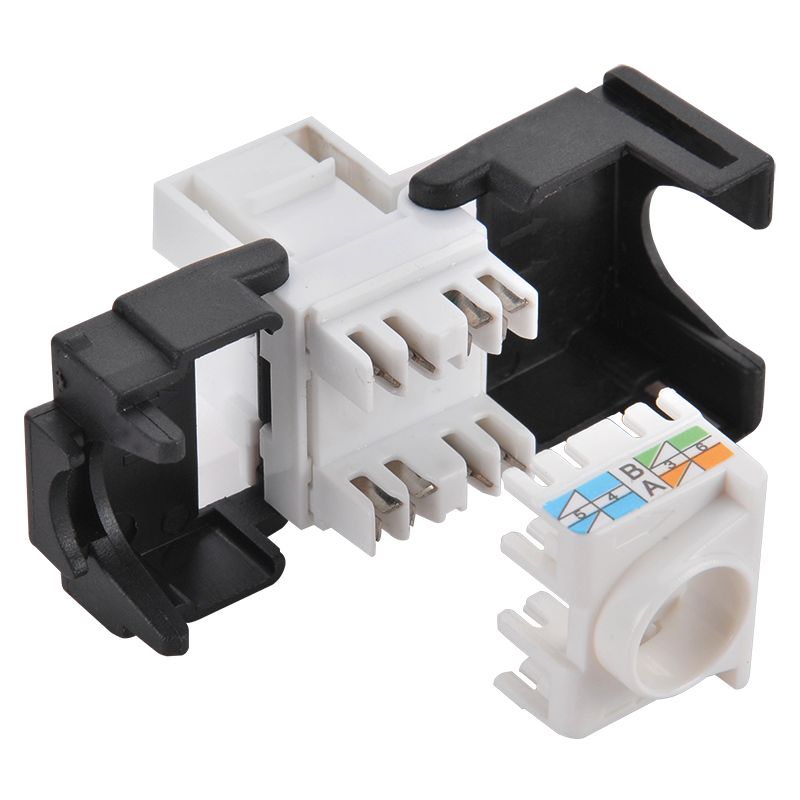Logilink Cat.6 Keystone Jack UTP 180° toolless, 17.1 mm width - Image 2