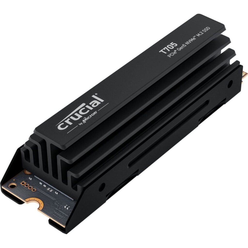 Crucial 1TB M.2 2280 NVMe T705 with Heatsink - Image 2
