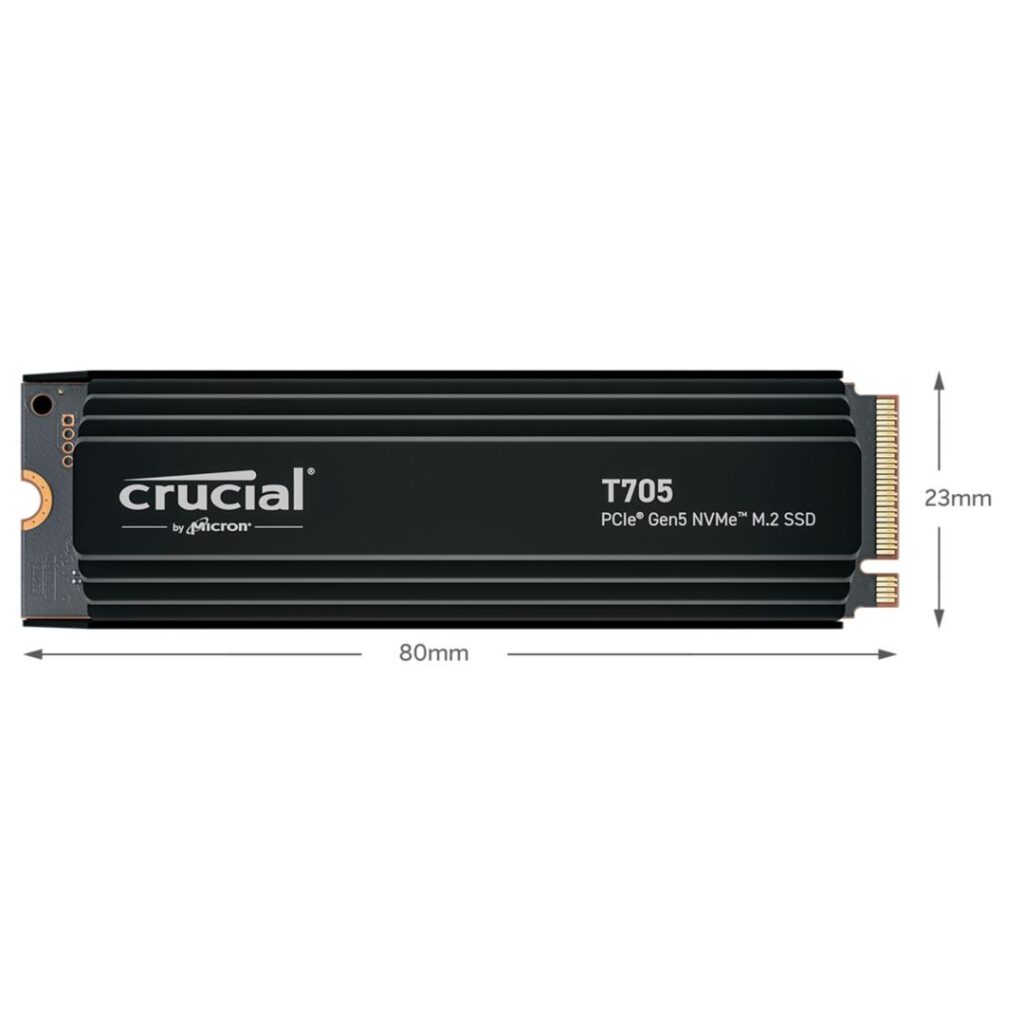 Crucial 1TB M.2 2280 NVMe T705 with Heatsink - Image 4