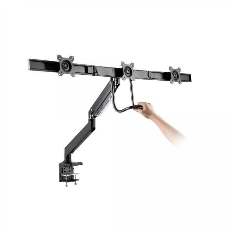 White Shark Rhamses III Gaming Monitor Stand 17"-27" Black - Image 3