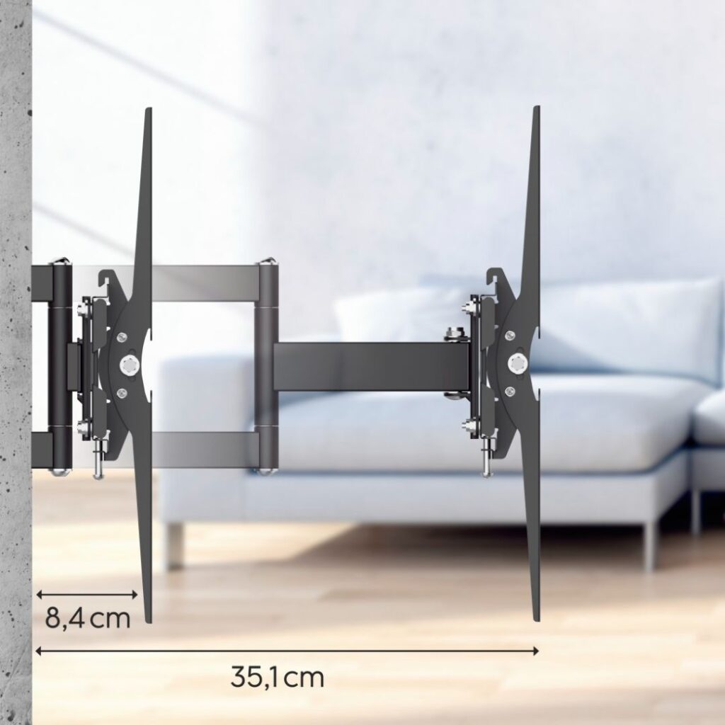 Hama FITV Wall mount full motion 65" Black - Image 3