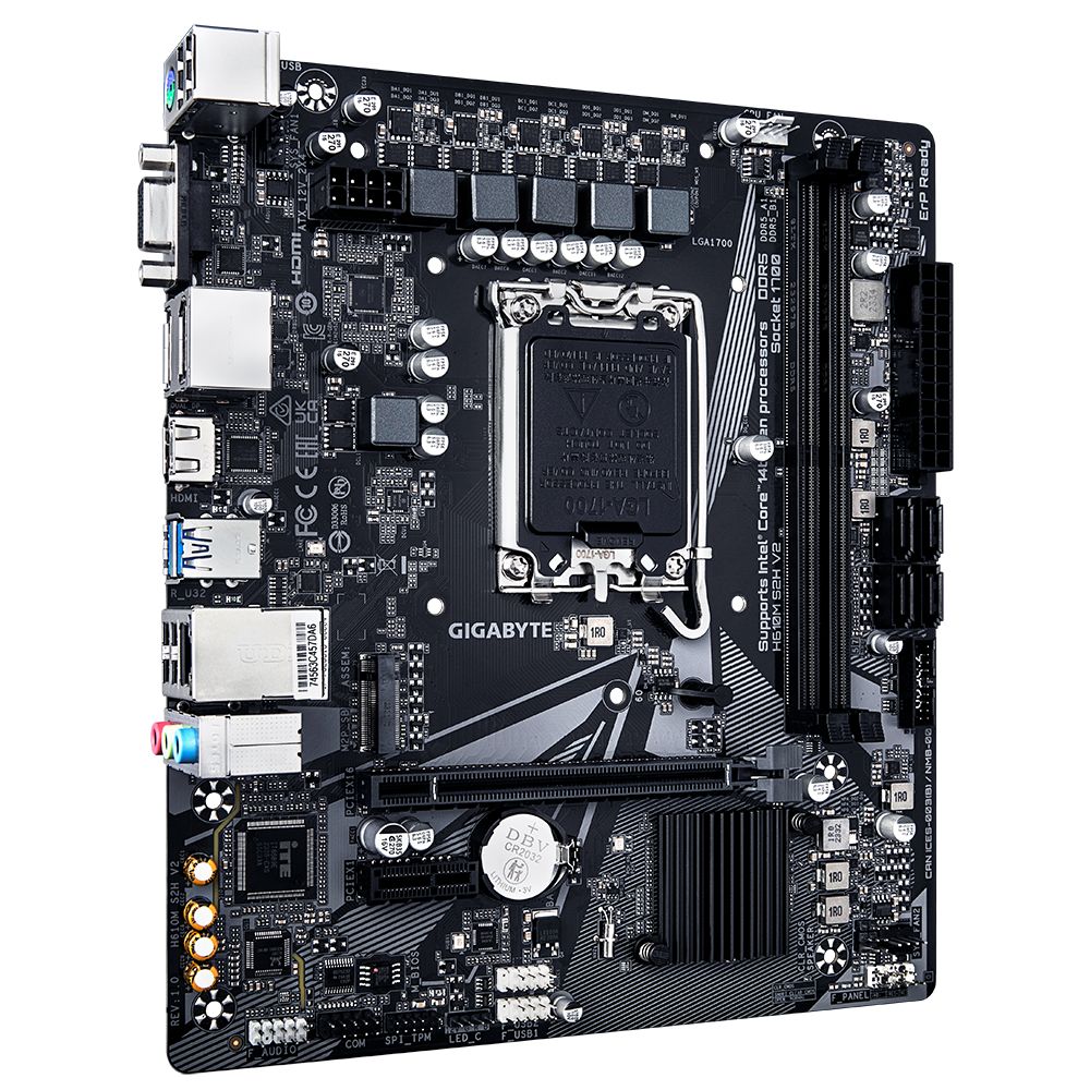 GIGABYTE Alaplap S1700 H610M S2H V2 INTEL H610, mATX - Image 3