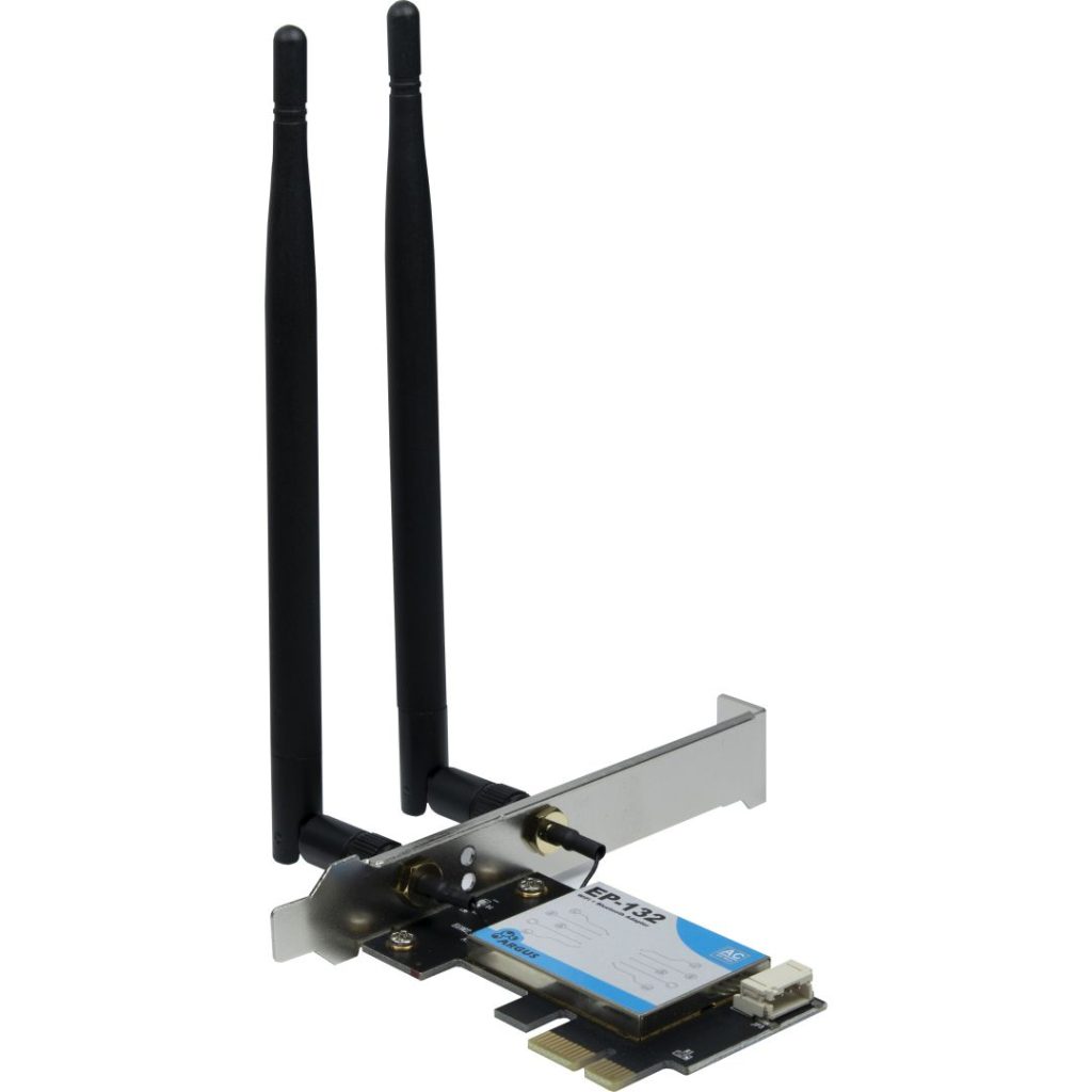 Inter-Tech EP-132 PCIe Adapter with WiFi 5 and Bluetooth 4.2 - Image 1