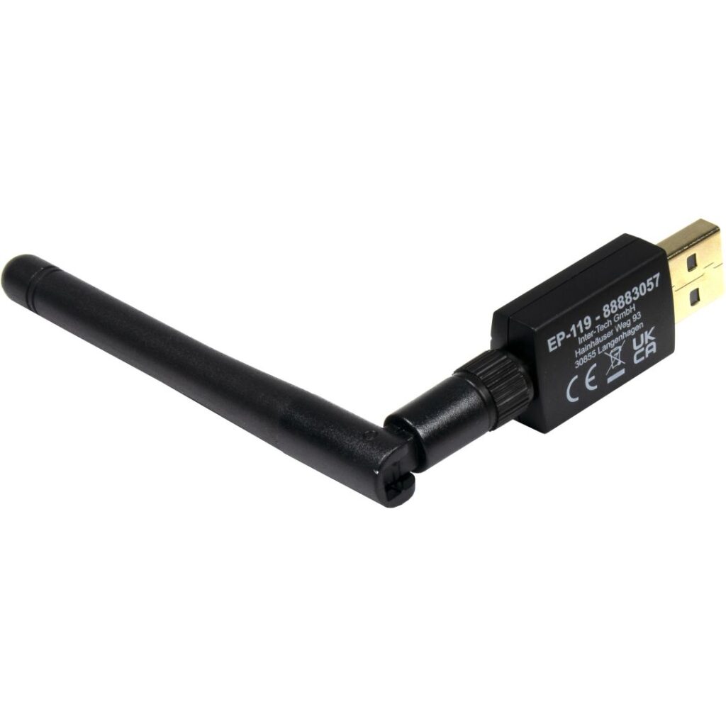 Inter-Tech EP-119 Small USB Adapter with WiFi 5 and Bluetooth 4.2 - Image 2