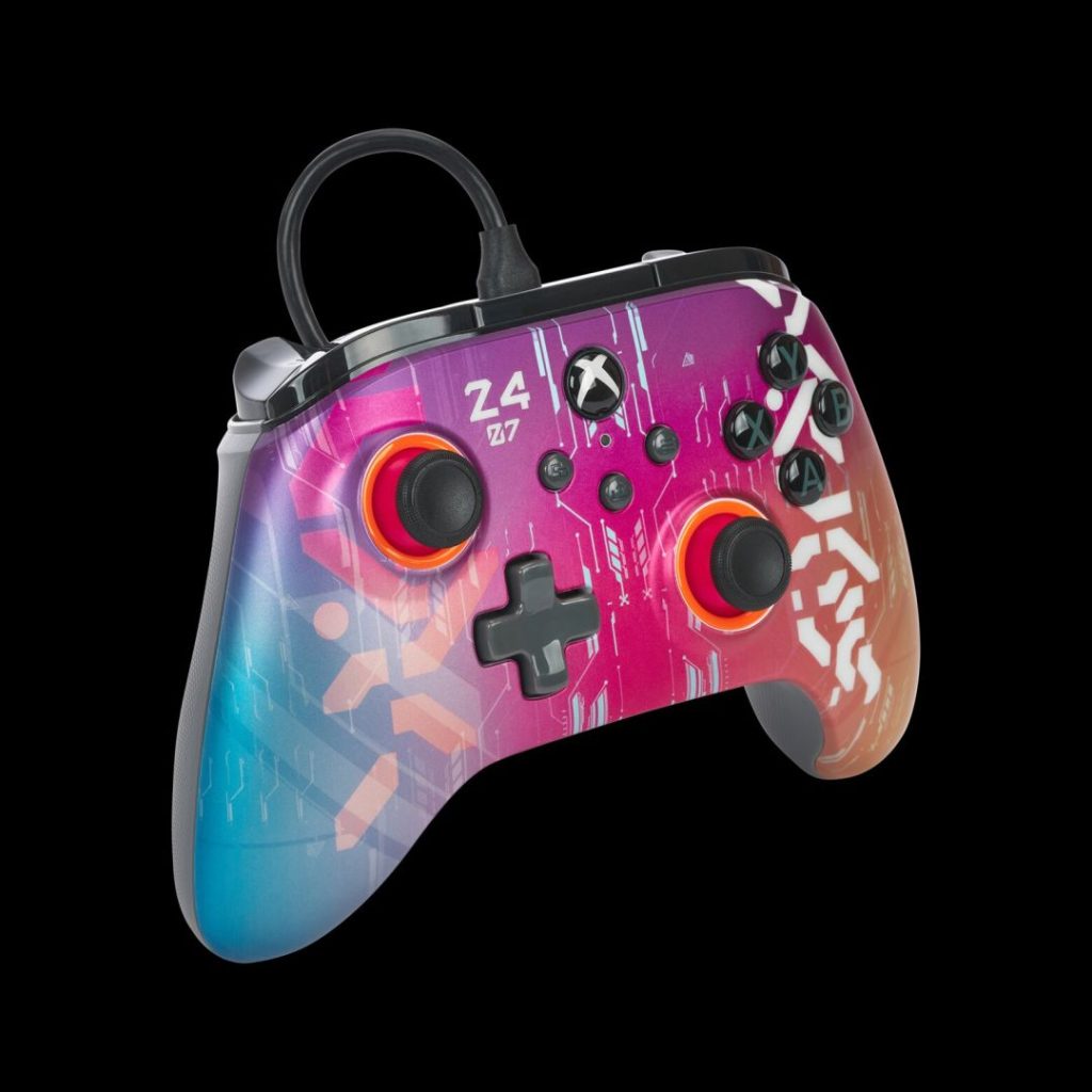 powera-advantage-wired-controller-for-xbox-series-x-s-purple-camo_2.jpg PowerA Advantage Wired Controller for Xbox Series X|S Purple Camo - Image 2