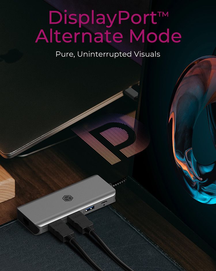 Raidsonic Icy Box IB-DK4012-CPD 9in1 USB Type-C DockingStation Black - Image 4