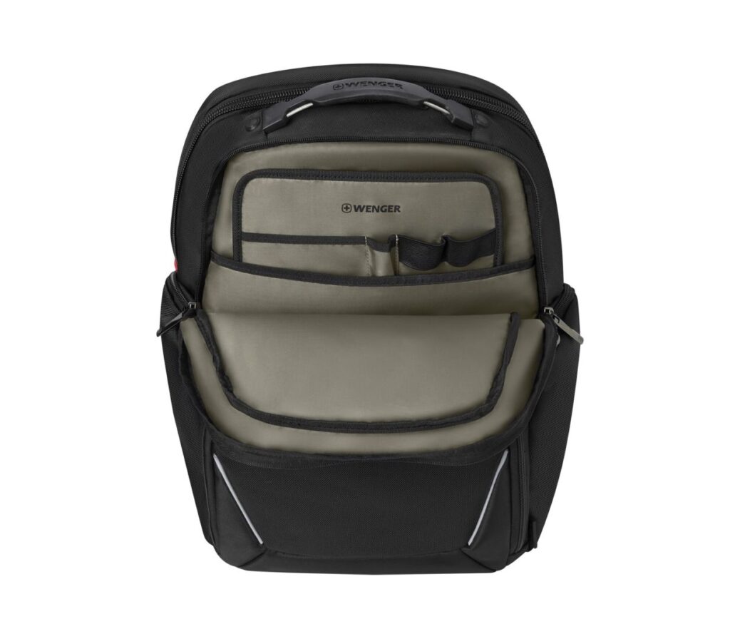 Wenger Meteor 17" Laptop Backpack with Tablet Pocket Black - Image 8