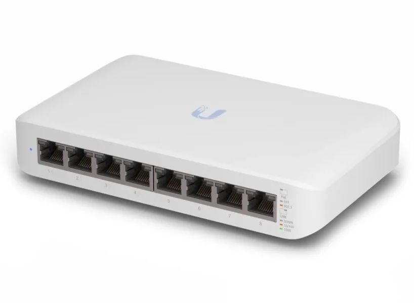 UBiQUiTi Ultra Switch 8x1000Mbps (7xPOE+ 42W), Menedzselhető, Asztali - USW-ULTRA - Image 1