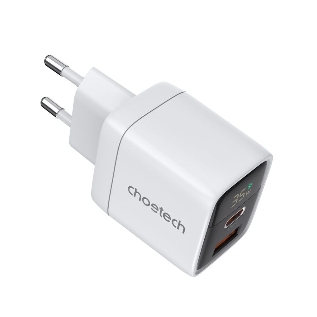 choetech-pd6052-charger-white_2.jpg Choetech  PD6052 35W Wall Charger White - Image 2