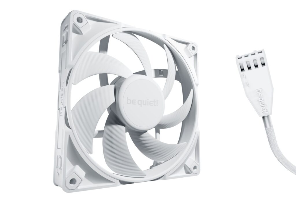 Be Quiet! Cooler 14cm - SILENT WINGS PRO 4 White 140mm PWM (2400rpm, 36,8dB, fehér) - Image 3