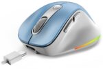 Genius Ergo 9000S Pro Wireless mouse Light Blue - Image 4