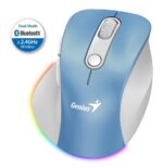 Genius Ergo 9000S Pro Wireless mouse Light Blue - Image 7