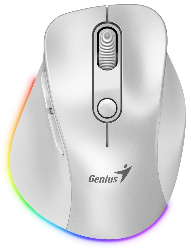genius-ergo-9000s-pro-wireless-mouse-pearl-white_1.jpg Genius Ergo 9000S Pro Wireless mouse Pearl White - Image 1