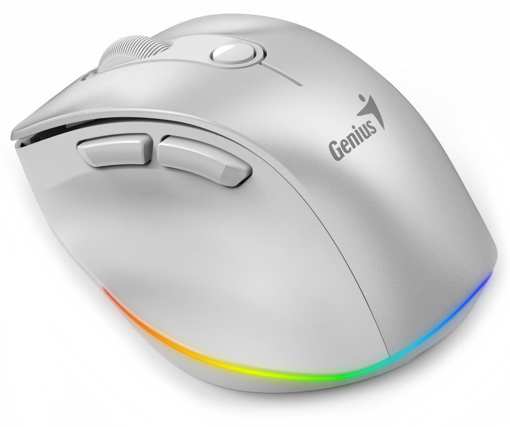Genius Ergo 9000S Pro Wireless mouse Pearl White - Image 3