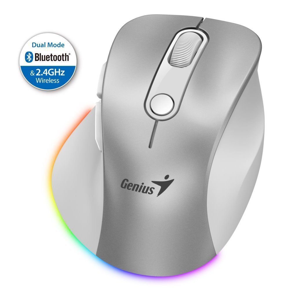 Genius Ergo 9000S Pro Wireless mouse Silver - Image 7