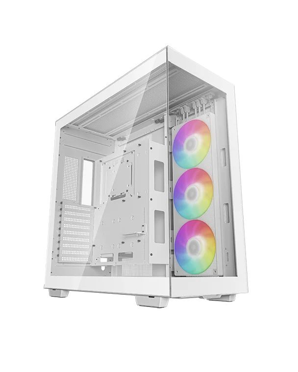 DeepCool CH780 WH Tempered Glass White - Image 1