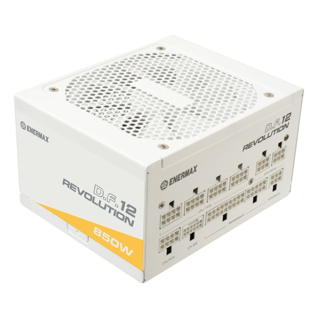 Enermax 850W 80+ Gold Revolution D.F.12 White ATX 3.1 - Image 1