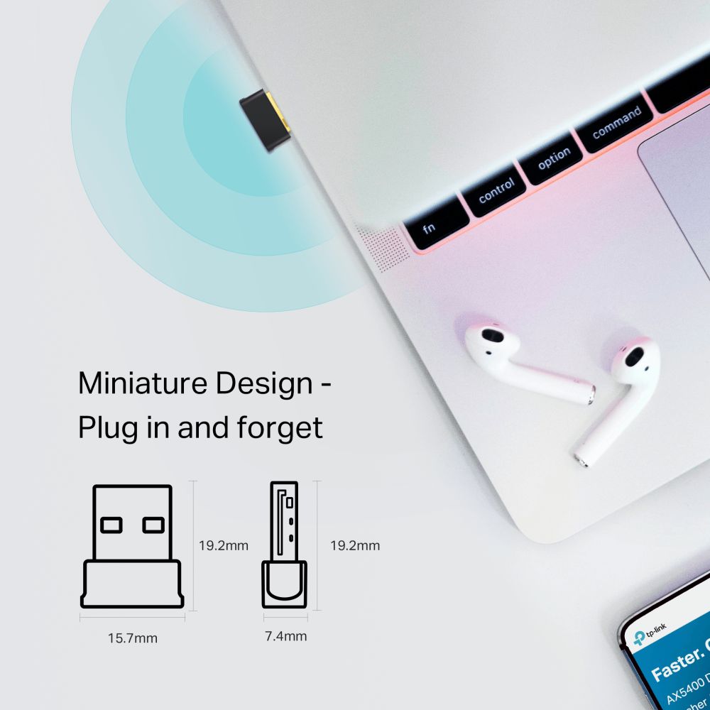 TP-Link Archer T600UB Nano AC600 Nano Wi-Fi Bluetooth USB Adapter - Image 4