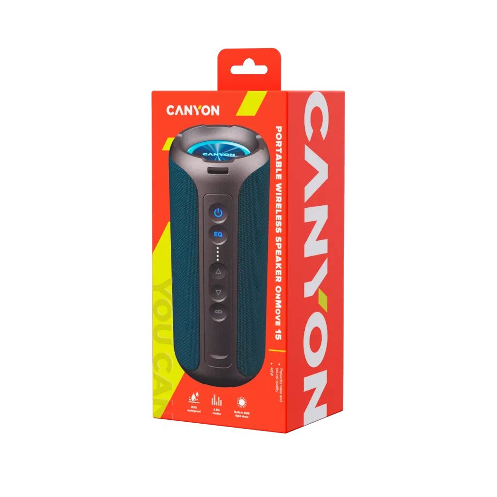 Canyon CNE-CBTSP15BK OnMove 15 Bluetooth Speaker Dark Blue - Image 5