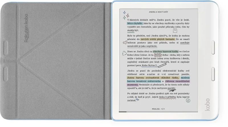 Kobo Libra Colour SleepCover Dusk Blue - Image 4