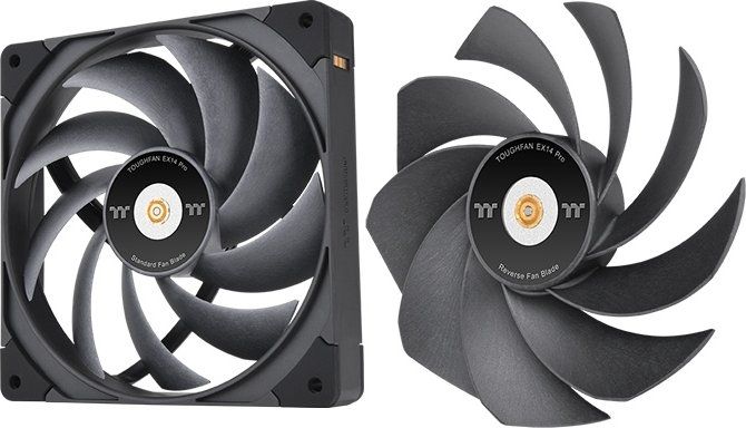 Thermaltake TOUGHFAN EX14 Pro High Static Pressure PC Cooling Fan Swappable Edition (3-Fan Pack) - Image 2