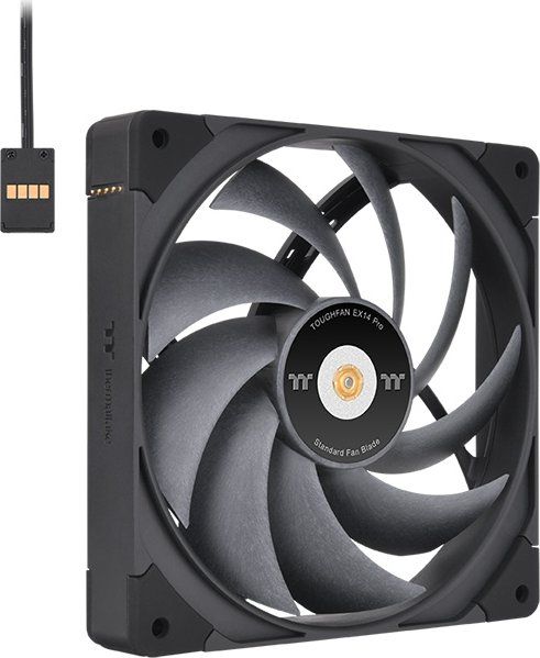 Thermaltake TOUGHFAN EX14 Pro High Static Pressure PC Cooling Fan Swappable Edition (3-Fan Pack) - Image 3