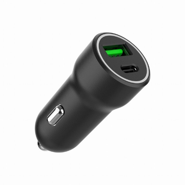 Gembird 2-Port USB Car Fast Charger Black - Image 3