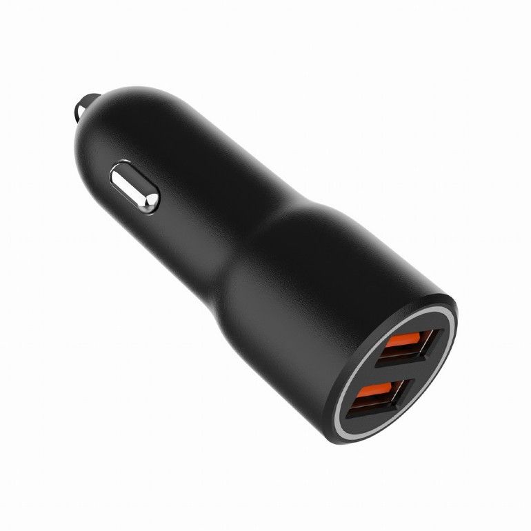 Gembird 2-port USB Car Fast Charger Black - Image 3