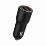 Gembird 2-port USB Car Fast Charger Black - Image 4