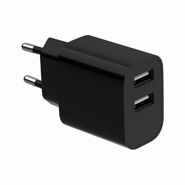 Gembird 2-Port Universal USB Charger Black - Image 3