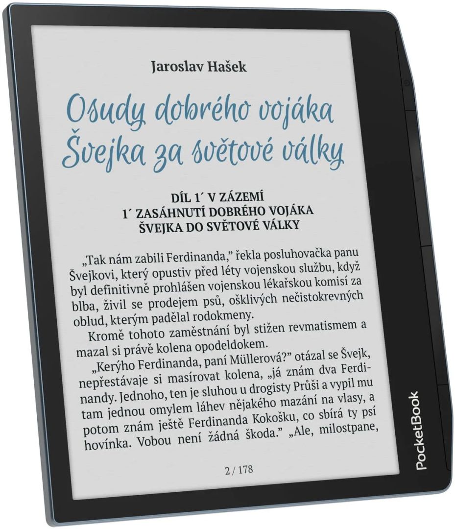 POCKETBOOK e-Reader - PB700K3 ERA COLOR Sea (7"E Ink 1680x1264, Cpu: 1,8GH, 32GB,2500mAh, wifi, B, USB-C, kép megvilág.) - Image 3