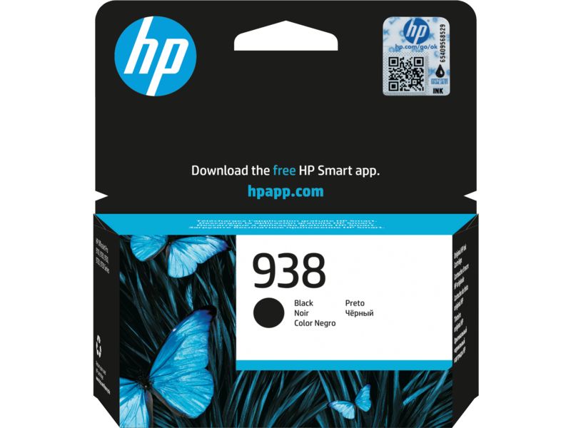 HP 4S6X8PE (938) Black tintapatron - Image 1