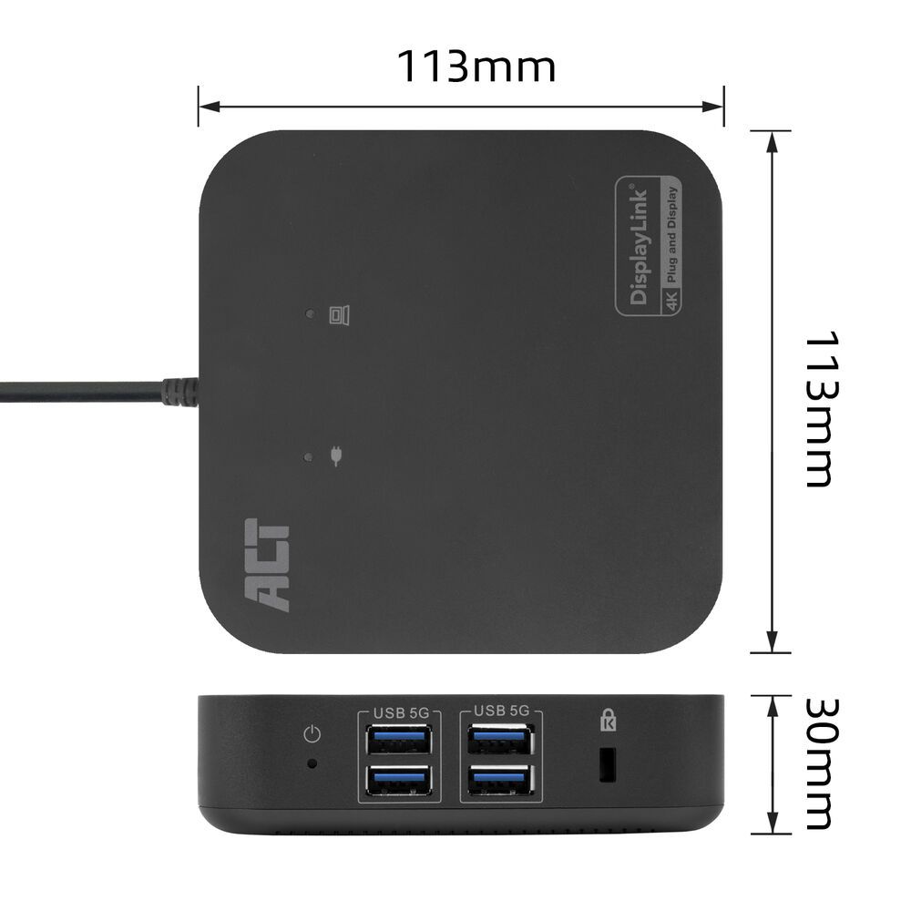 ACT AC7150 USB-C Docking Station 4K - Image 3